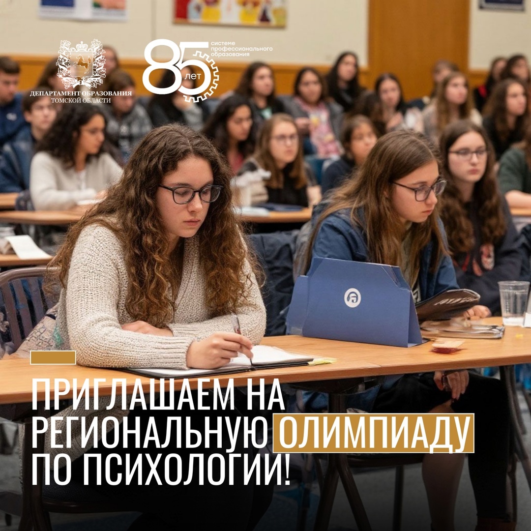 Региональная олимпиада по психологии в Томской области.